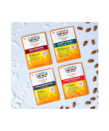 Cantu Shea Butter Natural Hair Cleansing and Renewing Hair and Scalp Mask 42 gr - Buy Online on GoSupps.com