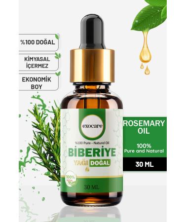 exocare Rosemary Oil 0 Pure and Natural Herbal Oil Glass Dropper Natural Care Natural Rosemary Oil 30ml
