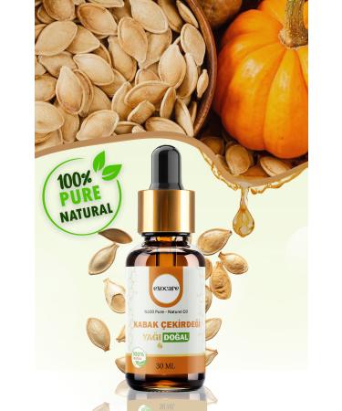 exocare Pumpkin Seed Oil 0 Pure and Natural Herbal Oil Natural Care Natural Pumpkin Seed Oil 30ml - Buy Online on GoSupps.com