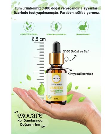 exocare Vanilla Oil 0 Pure and Natural Herbal Oil Glass Dropper Natural Care Natural Vanilla Oil 30ml - Buy Online on GoSupps.com