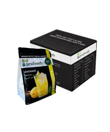 prafendy WHOLESALE LEMONADE POWDER WITH REAL FRUIT GRANULES 1 Kg x 6 Pcs.