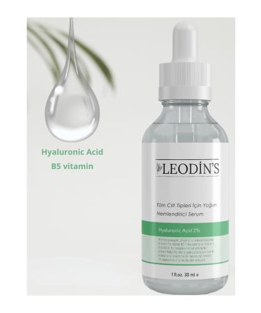 LEODINS Intensive Moisturizing and Plumping Effective Renewing Skin Care Serum (HYALURONIC ACID 2% B5)