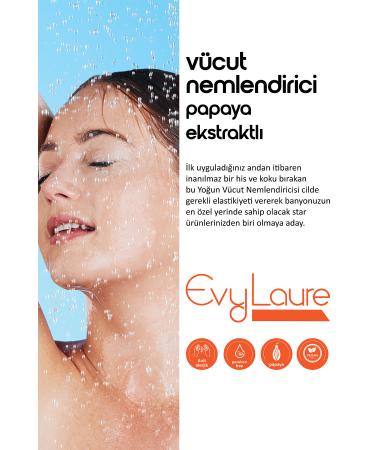 EvyLaure Sorbet La Papaye Body Butter | Intensive Body Moisturizer | Contains Papaya Extract 280 ml - Buy Online on GoSupps.com