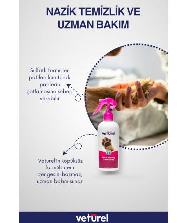 Veturel Cat Eye Drops Cat Paw Cleaning Cat Fur Health Paw Care 300ml - Eye Care Solution - Buy Online on GoSupps.com