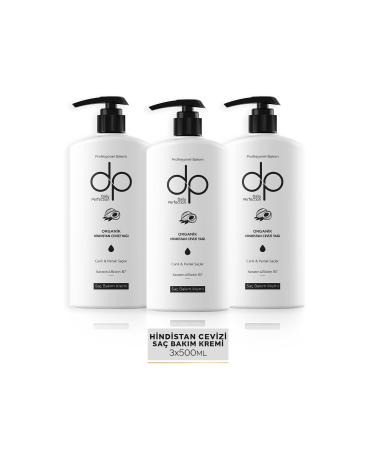 dp Daily Perfection Hair Care Cream Organic Coconut Oil 500 ml X 3 Pieces