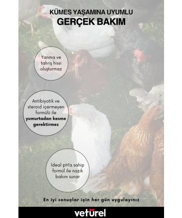 Veturel Poultry Care Bird Chicken Parrot Canary Feather Care Eye Foot Wound Infection Refill 1000ml - Buy Online on GoSupps.com