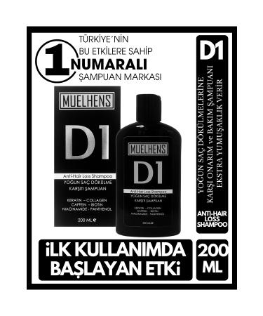 Muelhens D1 Intensive Anti Hair Loss Shampoo 200 ml - ANTI HAIR LOSS SHAMPOO