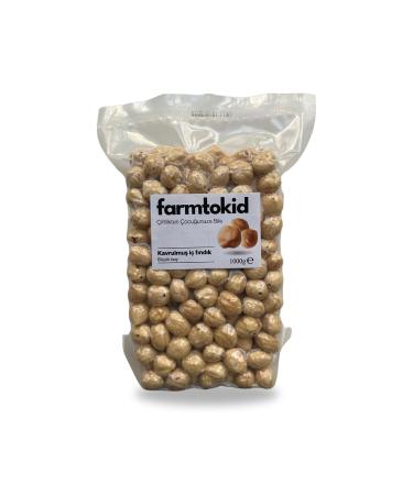 Farmtokid Roasted Hazelnuts 250 gr Large