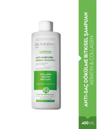 DERMON C BEST WAY TO NATURE Dermonic Keratin & Collagen Shampoo | Intensive Nourishing Care for Weak and Damaged Hair