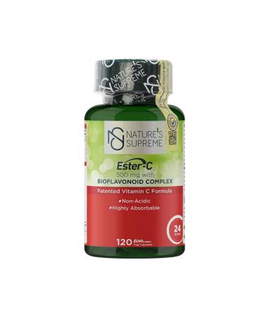 Natures Supreme Ester-c 500 Mg Vitamin C 120 Capsules