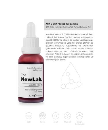 The NewLab Revitalizing & Skin Tone Equalizing Red Peeling Serum 30 ml (AHA 10% BHA 2%) - Buy Online on GoSupps.com