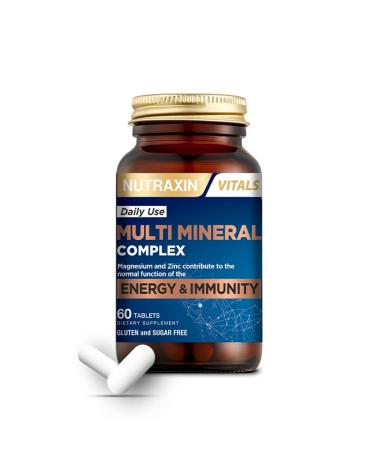 Nutraxin MultiMineral Complex Energy Immun 60 Tablets - Buy Online on GoSupps.com
