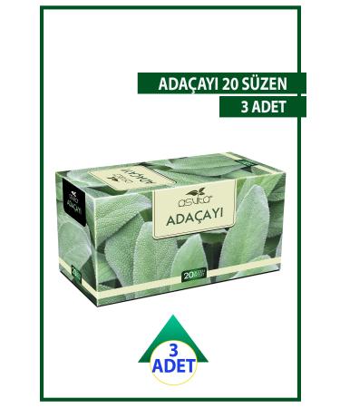 ASVITA Asvita Sage Tea 3 Pack 3x20 Filtering Bags