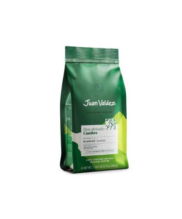 JUAN VALDEZ Cumbre Decaffeinated Ground Filter Coffee 340gr Medium Roast Balanced - Buy Online on GoSupps.com
