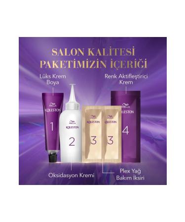 Wella Koleston Supreme Infinite Luminous Ash Tones Hair Dye 4/1 Mysterious Ash Blonde - Buy Online on GoSupps.com