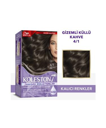 Wella Koleston Supreme Infinite Luminous Ash Tones Hair Dye 4/1 Mysterious Ash Blonde