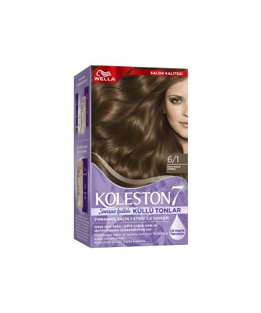 Wella Koleston Supreme Kit 6/1 Dark Ash Blonde - Buy Online on GoSupps.com