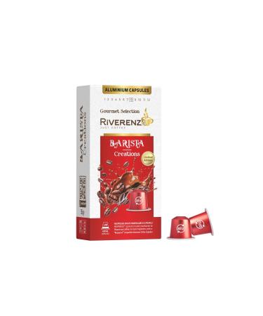 Riverenza Limited Edition Gourmet Selection Aluminum Nespresso Compatible Capsule Coffee Barista Creations 1x10