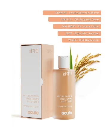 Acute Anti-Blemish & Brightening Rice Toner - Buy Online on GoSupps.com