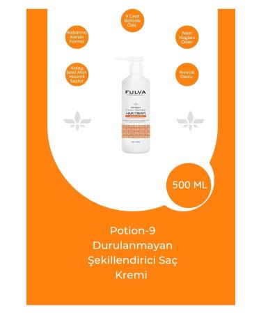 Fulva Potion-9 Curl Defining Leave-In Styling Conditioner 500 ml - Buy Online on GoSupps.com