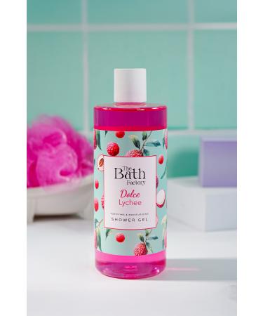 THE BATH FACTORY Moisturizing and Nourishing Lychee Flavored Shower Gel 400 ml - Buy Online on GoSupps.com