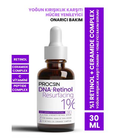 PROCSIN Hydro Solution 1% Retinol Ceramide Intensive Anti-Wrinkle Regenerating Serum 30ml