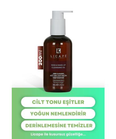 Licape Two Phase Skin and Make-up Cleansing Oil 200 ml - Buy Online on GoSupps.com
