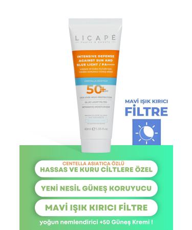 Licape High Protection 50 Factor Sun Cream for Sensitive and Dry Skin 40ml - Buy Online on GoSupps.com