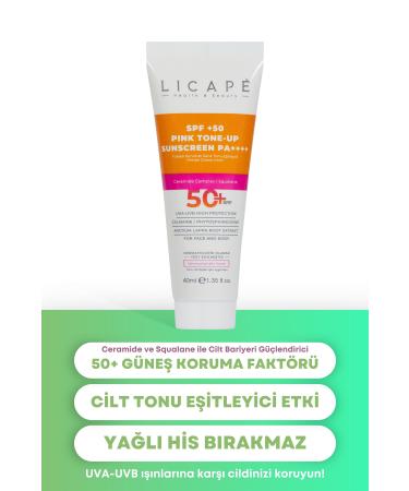 Licape High Protection Color Tone Equalizer Pink - Pink Sun Cream 40 ml - Buy Online on GoSupps.com