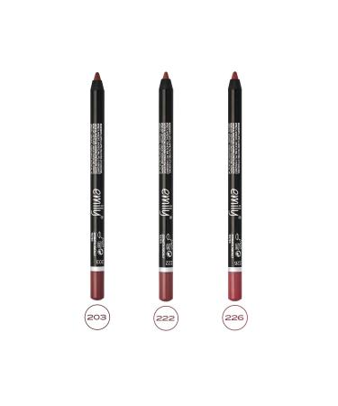 Golden Rose Emily Lip Pencil Set of 3 No: 203-222-226 - Buy Online on GoSupps.com