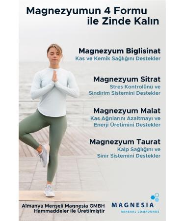 Tennen Nutrition Magnesium 4x Complex Citrate Taurate Malate Biglycinate Vitamin D B6 B12 Zinc 200 Mg - Buy Online on GoSupps.com