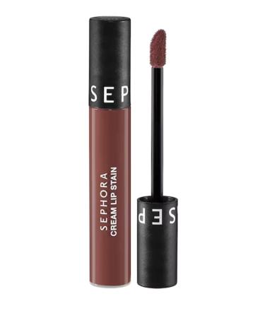 SEPHORA COLLECTION Cream Lip Stain Non-Smudge Velvet Finish Lipstick Matte Liquid Lipstick 80