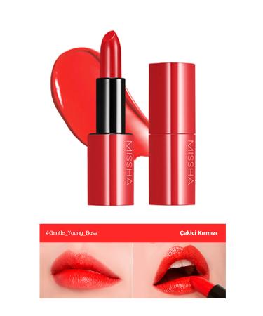 Missha Intense Pigment Nourishing Moisture Finish Lipstick Dare Rouge Sheer Sleek (05Gentle Young Bos)