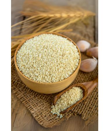 Bozk rl avu o lu Raw (NOT ROASTED) White Sesame 1000g - Buy Online on GoSupps.com