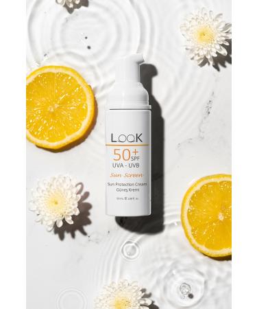 Look Sun Cream Spf 50 Uva Uvb Moisturizing Aloe Vera Pentavitin Nourishing Vitamin B5 E 50 ml - Buy Online on GoSupps.com