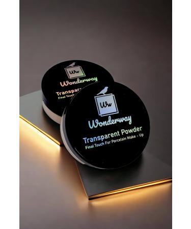 wonderway Porcelain Powder - Transparent Mineral Powder - With Sponge and Lip Pencil Gift - Buy Online on GoSupps.com