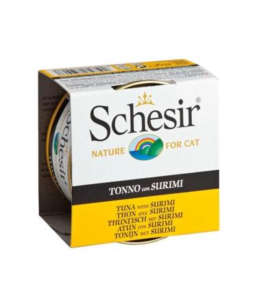Schesir Tuna and Surimi Jelly Canned Cat Food 85 gr