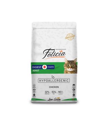 Felicia HypoAllergenic Chicken and Anchovy Low Grain Adult Cat Food 2kg