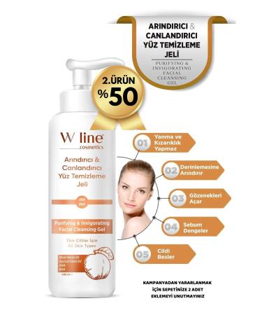 wline Deep Pore Purifying Face Wash Gel 400 ml