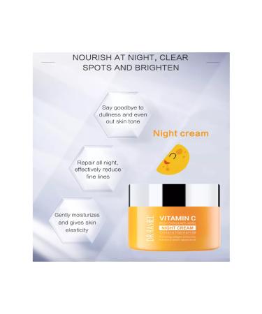 DR.RASHEL Vitamin C Brightening and Anti-Aging Night Cream 50g(Brightening&Anti-Aging) - Buy Online on GoSupps.com