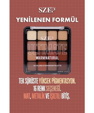 Szep Ultimate Natural 16 Eyeshadow - Buy Online on GoSupps.com