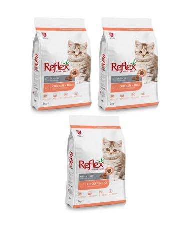 Reflex Reflex Kitten Chicken Rice Chicken Rice Cat Food 2Kg X 3Pack