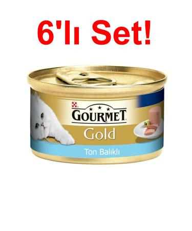 Gourmet Gold Tuna Minced Tuna Cat Canned Food 85g X 6PCS