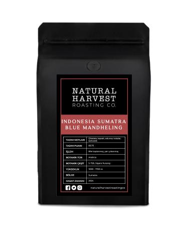 Natural Harvest Roasting Indonesia Sumatra Blue Mandheling Local Coffee 500 G.