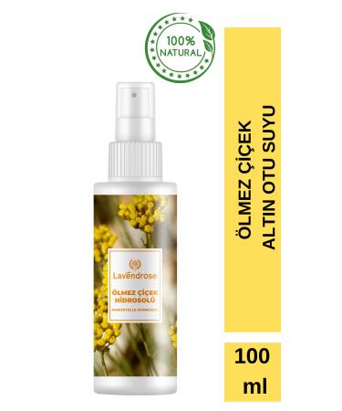 Lavendrose Immortelle Golden Herb Water 0 Pure and Natural Anti-Aging Skin Tone Equalizing Toner 100 ml