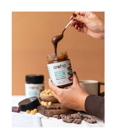 AROHA No Sugar Added Cocoa & Date Hazelnut Cream ( Hazelnut) - 320 Gr - Buy Online on GoSupps.com