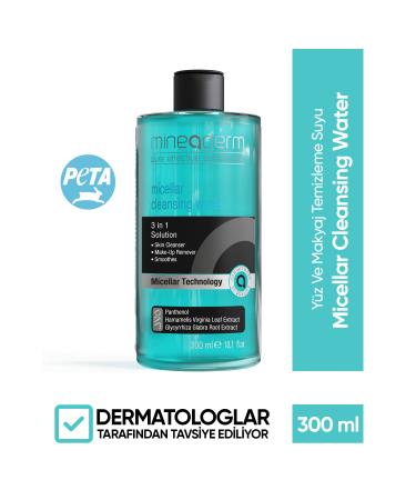 mineaderm Face and Make-up Cleansing Water/micellar Cleansing Water