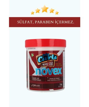 NOVEX My Curls Movie Star - Extra Shine Leave-In Curl Defining Conditioner 1kg - Buy Online on GoSupps.com