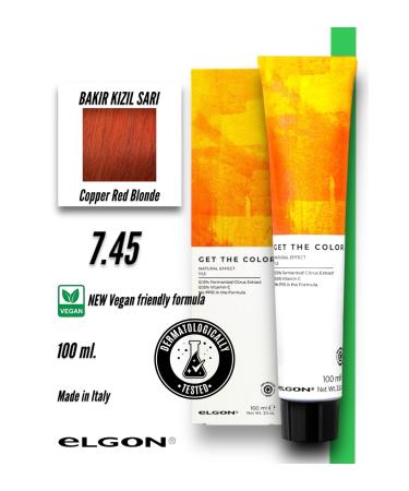 Elgon Get The Color 7.45 Professional Hair Dye (100 ml.) (Oxidizer-Free)