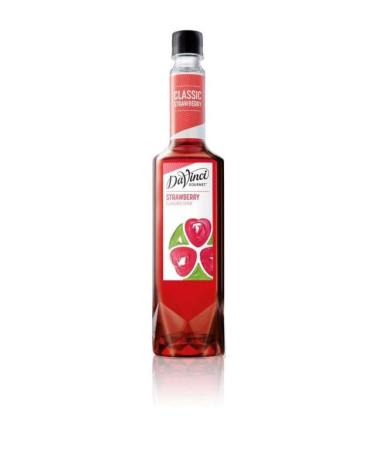 Da Vinci Gourmet Strawberry Flavored Cocktail Syrup 750 ML